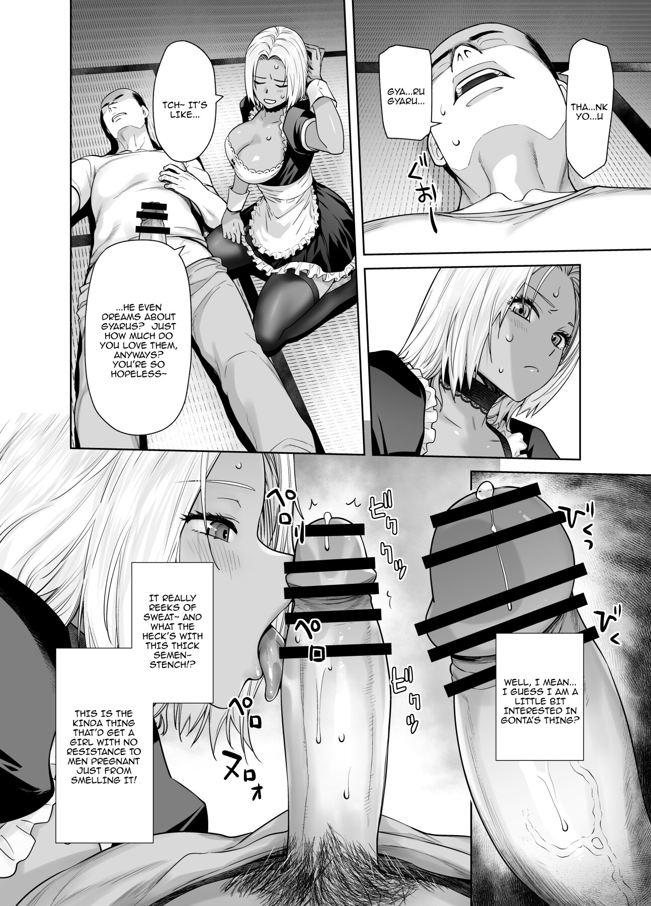 Hentai Manga Comic-The Black Gal Who Became The Homeroom Teacher's Maid-Read-10